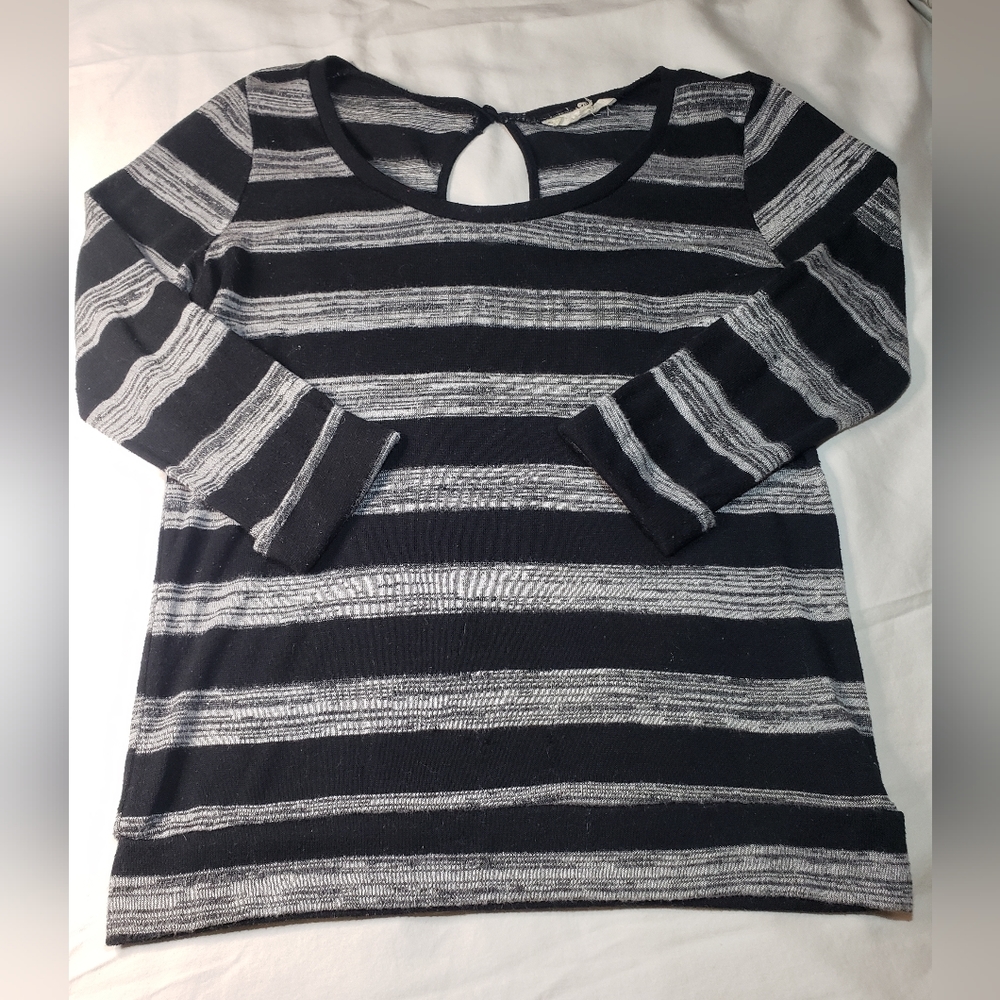 Derek Heart Striped Top, Girls size S